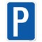 Signmission P Symbol Parking Sign Heavy-Gauge Aluminum Rust Proof Parking Sign, 18" x 24", A-1824-23513 A-1824-23513 - alternate 1